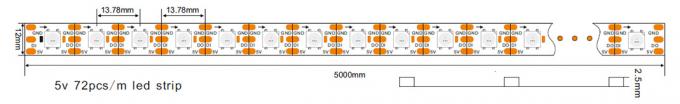 Luzes de tira flexíveis endereçáveis APA102C do diodo emissor de luz de APA102 Digitas Rgb IC construído dentro