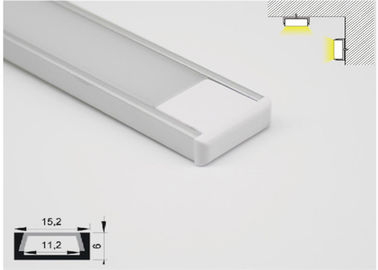 Perfil de alumínio anodizado 15 x 6mm de Tilebar da luz do diodo emissor de luz para a iluminação linear da tira do diodo emissor de luz