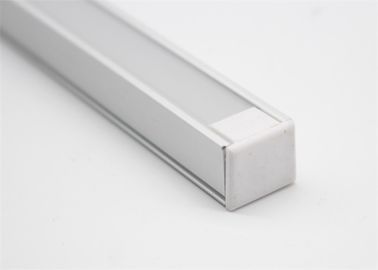 Tamanho 16 x perfil de alumínio anodizado 12mm do diodo emissor de luz, canal conduzido linear da montagem da luz de tira 