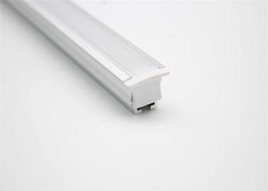 Perfil de alumínio anodizado forma do diodo emissor de luz de U SMD para lâmpadas lineares fixadas na parede