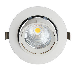 Teto fresco Downlights do diodo emissor de luz do branco da suspensão Cardan de 40 watts com eficiência alta da iluminação