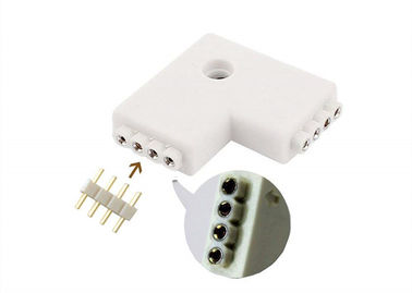 5 conector da tira do diodo emissor de luz do grampo RGBW RGBWW da tira do diodo emissor de luz do Pin para 5050 tiras da luz de RGBW RGBWW