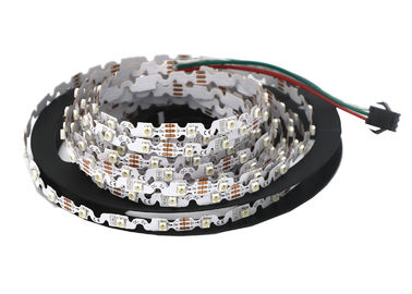 Luzes de tira flexíveis SMD do diodo emissor de luz da largura da forma 6mm de S 3528 construídas em IC P923F WS2811 RGB