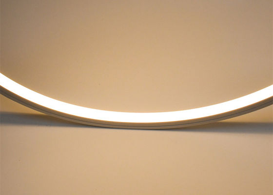 Luz branca morna flexível do tubo de néon do silicone das luzes de tira 3000K do diodo emissor de luz de DC24V