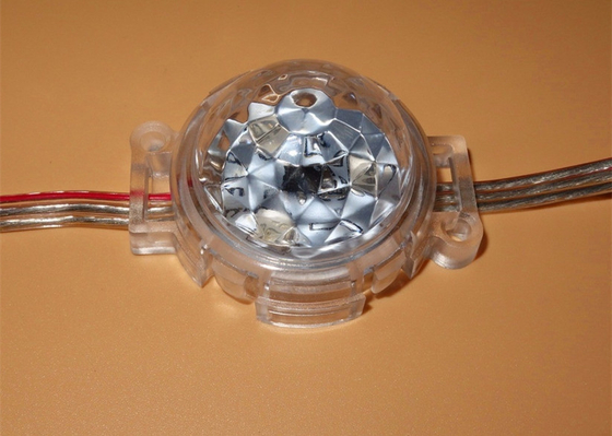 IP68 lâmpada esperta do pixel do diodo emissor de luz Rgb da C.C. 24V 40mm com tampa de cristal transparente