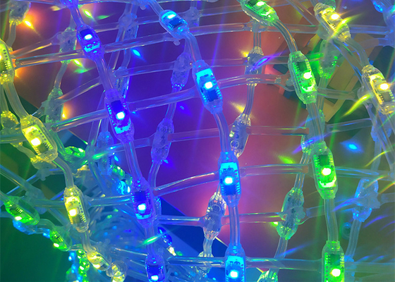 Os festivais flexíveis da lâmpada do pixel do diodo emissor de luz 12VDC 3D dirigem a iluminação da decoração