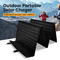 painel solar dobrado flexível Kit For Portable Power Station da emergência de 100w 200W