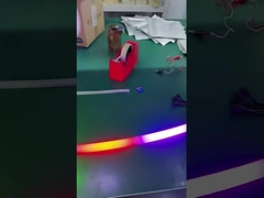 360° Redondo 25mm Cor Mágica Controle Externo Barra de Luz Digital Direcionável RGB Led Neon