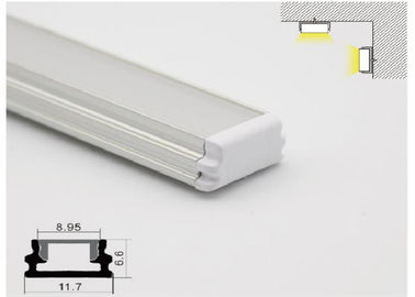 Enrole o perfil de alumínio do diodo emissor de luz da resistência perfis lineares do diodo emissor de luz de 11 x de 7mm para o teto/parede