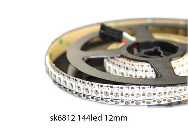 Tira endereçável do diodo emissor de luz de SK6812 5v Rgb, 144LED/iluminação de tira a rendimento elevado diodo emissor de luz do medidor