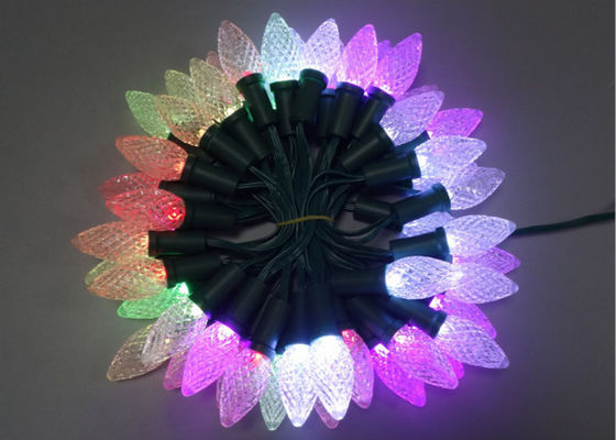 A programação 0.3W de C7 C9 Rgb 12v 27MM conduziu a luz WS2811 do pixel