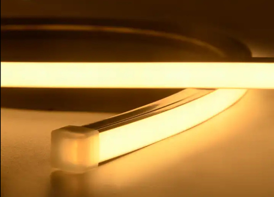 12*12mm Silicone LED Neon Rope Light Top Bend Black Silicon Hose 12VDC CRI80 RGB 5cm Corte