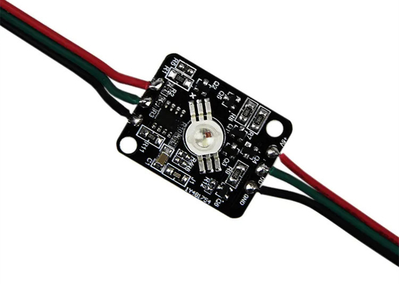 3W RGB Digital LED Module de alta potência WS2811 IC Black PCB Led Pixel Light Module