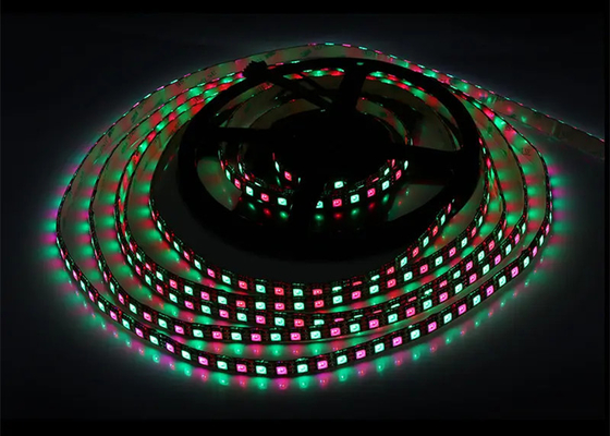 Linha de sinal duplo digital DC12V IP20 WS2815 SMD5050 96 led/m l RGB IC Lâmina de LED endereçável