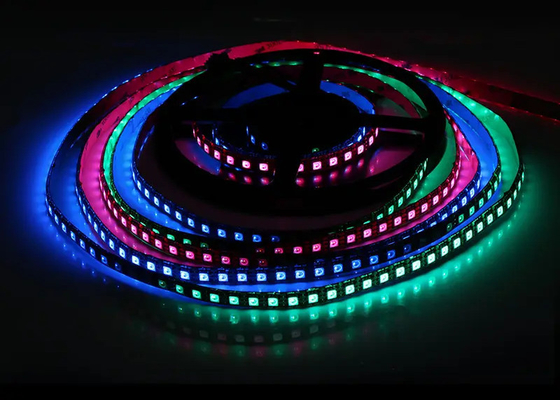 Linha de sinal duplo digital DC12V IP20 WS2815 SMD5050 96 led/m l RGB IC Lâmina de LED endereçável