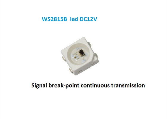 DC12V WS2815B SMD5050 RGB LED Pixel Chips Inbuilt-In IC Breakpoint Fonte de luz endereçável