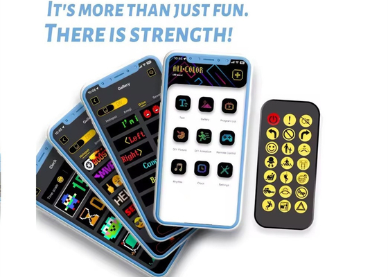 Ecrã LED suave Marca Publicidade Promoção Ecrã RGB Cor APP Inteligente Programação Interior LED sinal