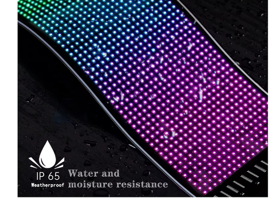 Pixel RGB Led Flexível Display App Bluetooth Car Advertising Screen Car Ip65 Waterproof Soft Digital Display Screen