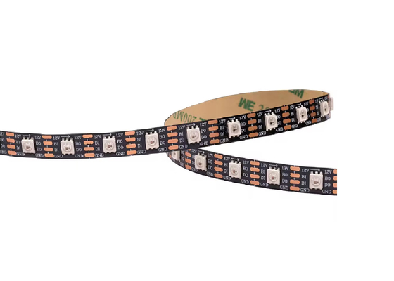 DC12V Digital Dual Signal Line LED Strip Flexible Tape WS2815 SMD5050 IP20 60led 60Pixel RGB WS2815b IC