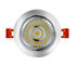 Downlight ajustável Recessed prata, diodo emissor de luz Downlight da espiga do Cree com alojamento de alumínio