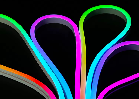 Smart Neon LED Rope Light Kit DC5V RGB Neon 1M 2M 5M IP67 DIY Neon Light Strip Bluetooth TUYA WIFI App Música