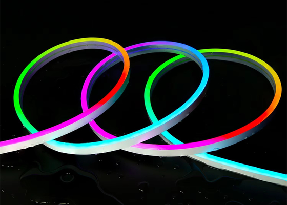 Smart Neon LED Rope Light Kit DC5V RGB Neon 1M 2M 5M IP67 DIY Neon Light Strip Bluetooth TUYA WIFI App Música