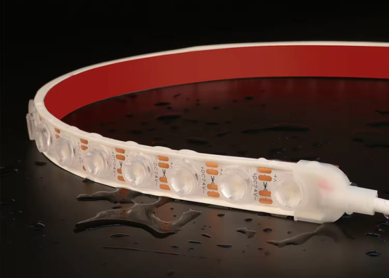 DC 24V 24W 1 led resistente à água folha macia luz branca LED Lente Lava-parede para iluminação de fachada