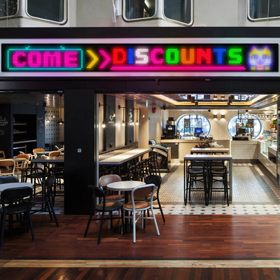 DIY LED Sign Matrix Panel Screen APP Control For Shop Billboard Bar Carro NOVO Tamanho 1696 Plus