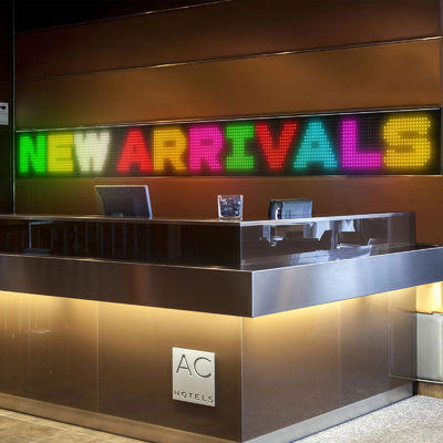 Tabela de sinalização LED flexível Bluetooth