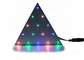 Luz de painel da lâmpada DMX512 SMD5050 RGB do pixel do diodo emissor de luz do painel do triângulo para a decoração