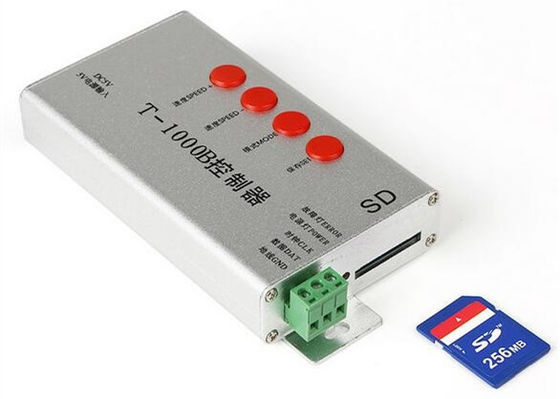 Redutor conduzido cartão da cor completa da saída do sinal de Programmable SPI do controlador do pixel de T-1000B Sd