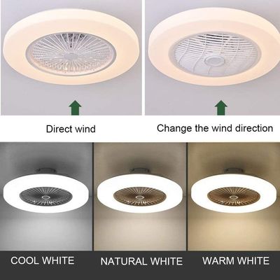 Fã de teto do controle 40W do controlo a distância/App com luz do diodo emissor de luz para a sala de visitas e o quarto