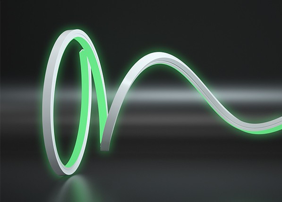 O material impermeável claro de néon do silicone do diodo emissor de luz DC12V/24V 10x10mm da iluminação de segurança conduziu a luz de néon